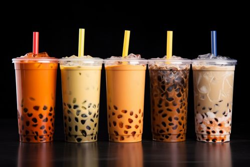 品味醇香,定格美好 珍珠奶茶摄影广告素材